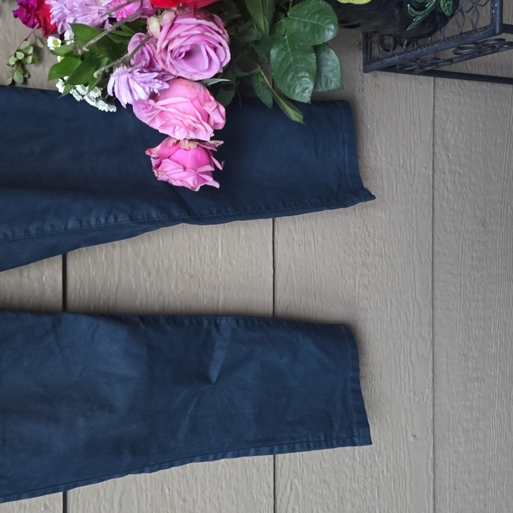 Beija Flor Audrey Slim Ankle Dark blue Pants 8 - Picture 4 of 12